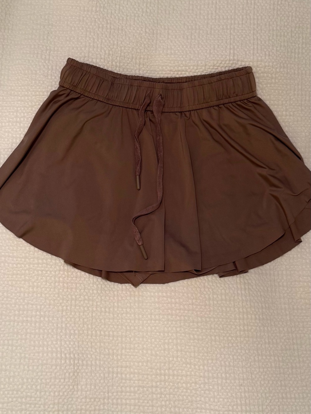 Women's Copper Rose Athletic Skort | Built-In Shorts | Size S